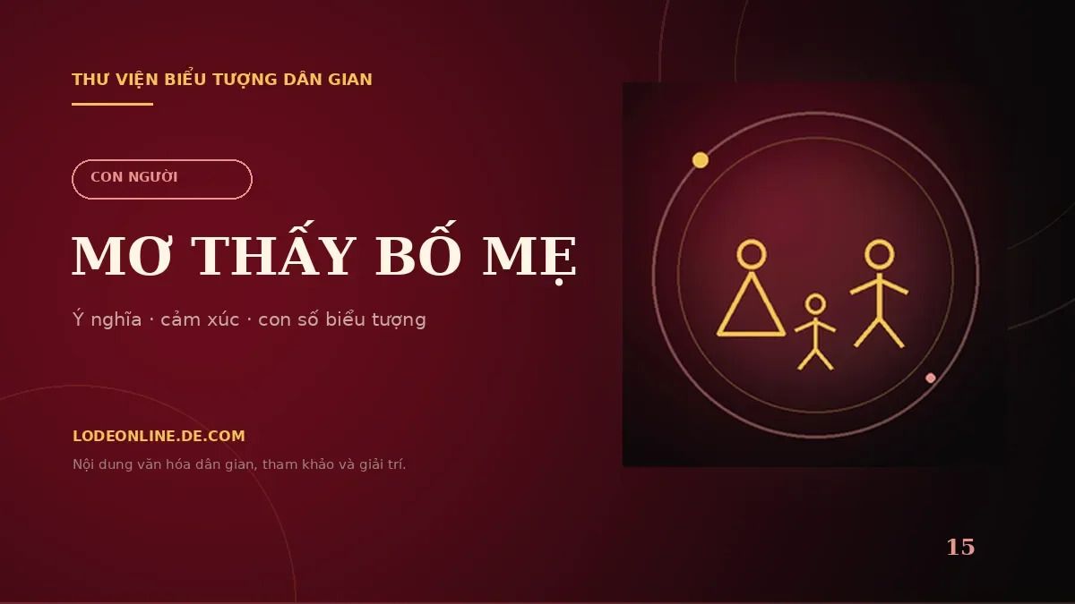 Mơ Thấy Bố Mẹ Đánh Con Gì? Ý Nghĩa Và Con Số Biểu Tượng