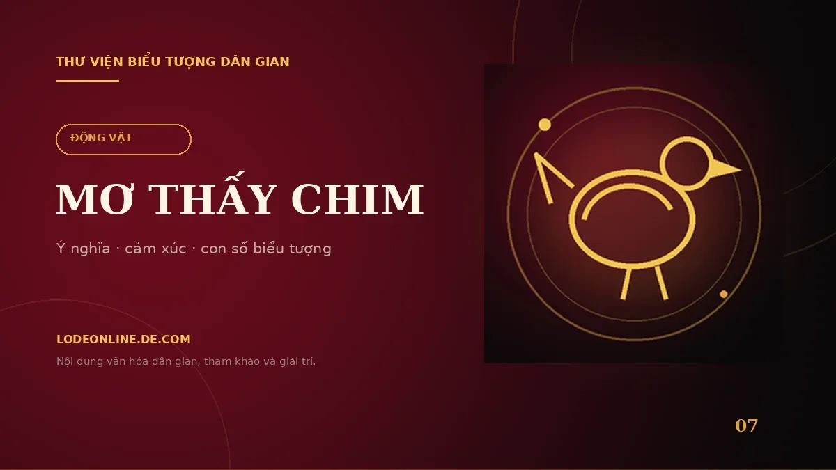 Minh họa Mơ Thấy Chim Đánh Con Gì? Ý Nghĩa Và Con Số Biểu Tượng